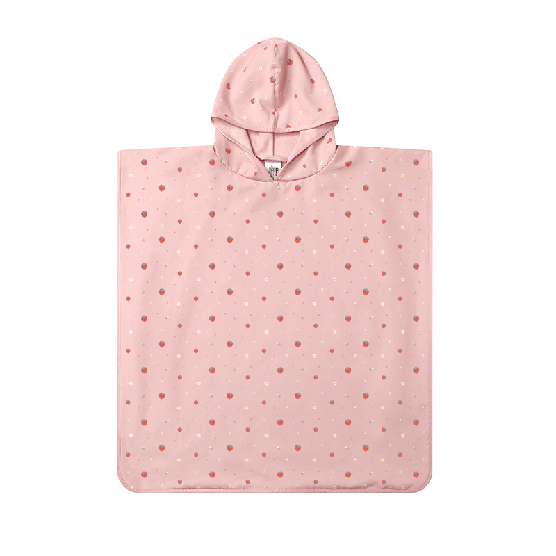 Poncho de Playa Strawberries Talla M
