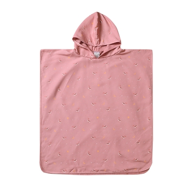 Poncho de Playa Whale Pink Talla S