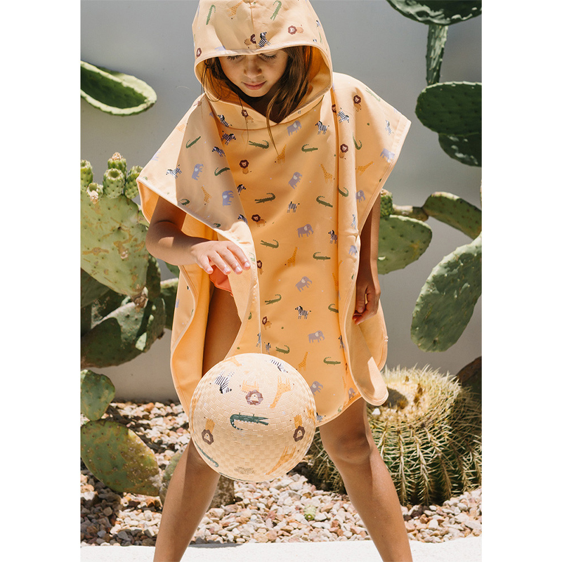 Poncho de Playa Wild Animals Talla S