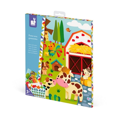 Póster con Pegatinas la Granja Póster con Pegatinas la Granja