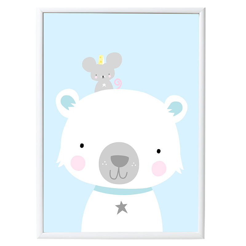 Póster Oso Polar & Co