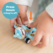 Presto Planes: Avião Lofty Azul