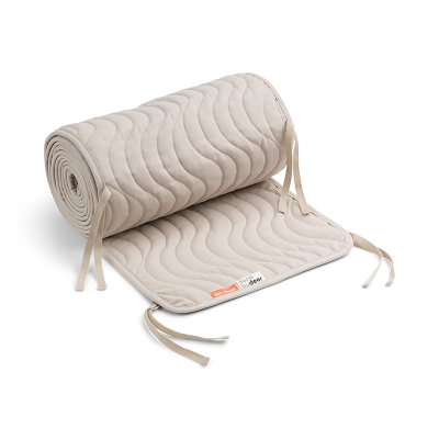 Protector de Berço Acolchoado Waves Sand Protector de Berço Acolchoado Waves Sand