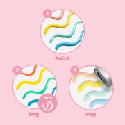 Rotuladores perfumados 3D Puffy Popcorn de Tiger Tribe