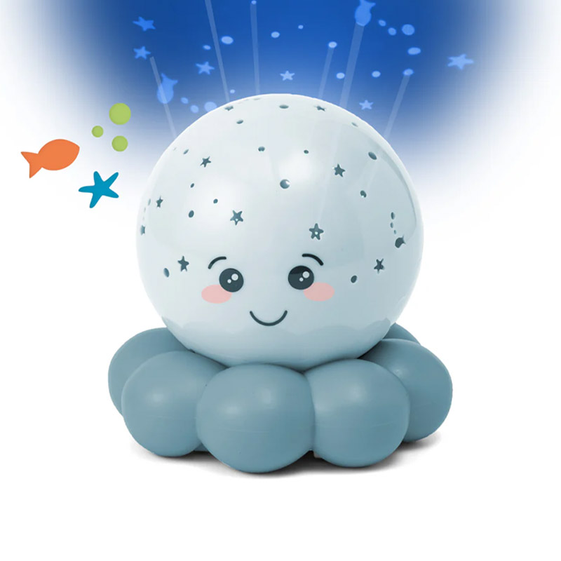 Pulpo Lamparita Proyector Cloud B Azul