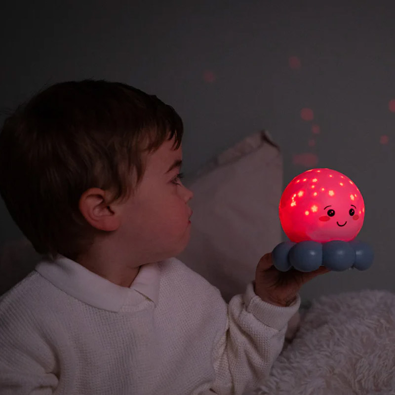 Pulpo Lamparita Proyector Cloud B Azul