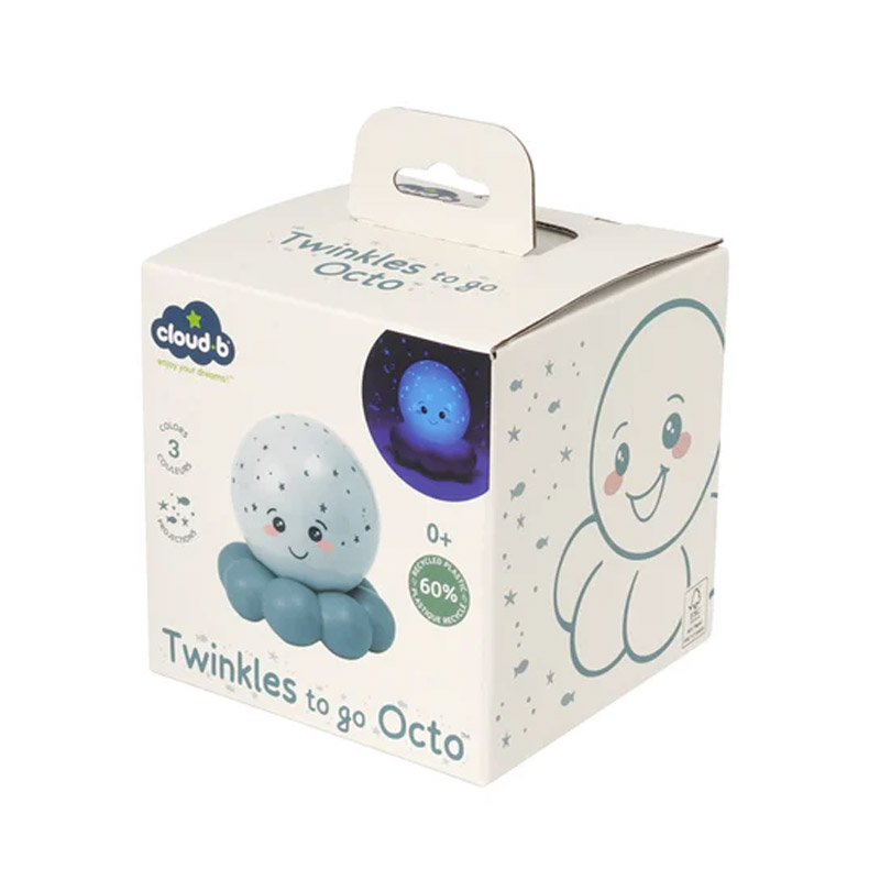 Pulpo Lamparita Proyector Cloud B Azul