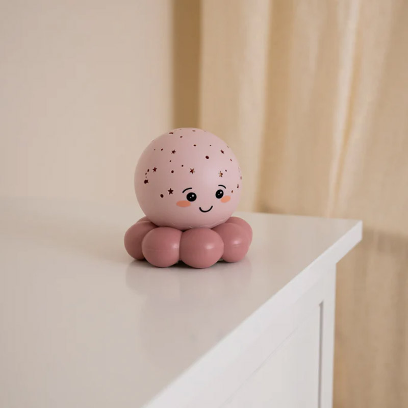 Polvo Lâmpada de projeção Cloud B cor-de-rosa