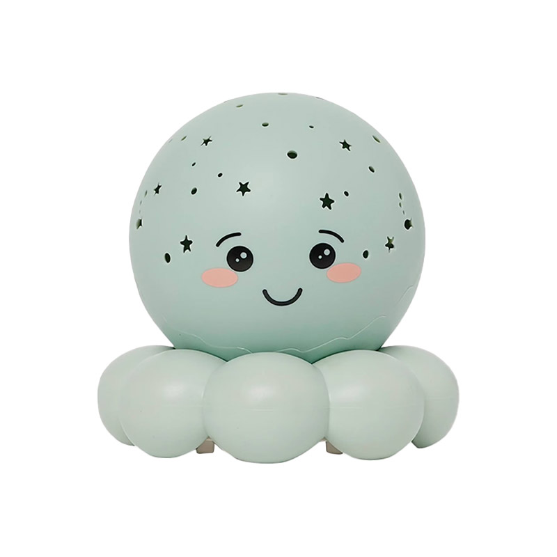 Polvo Lâmpada de projeção Cloud B Verde