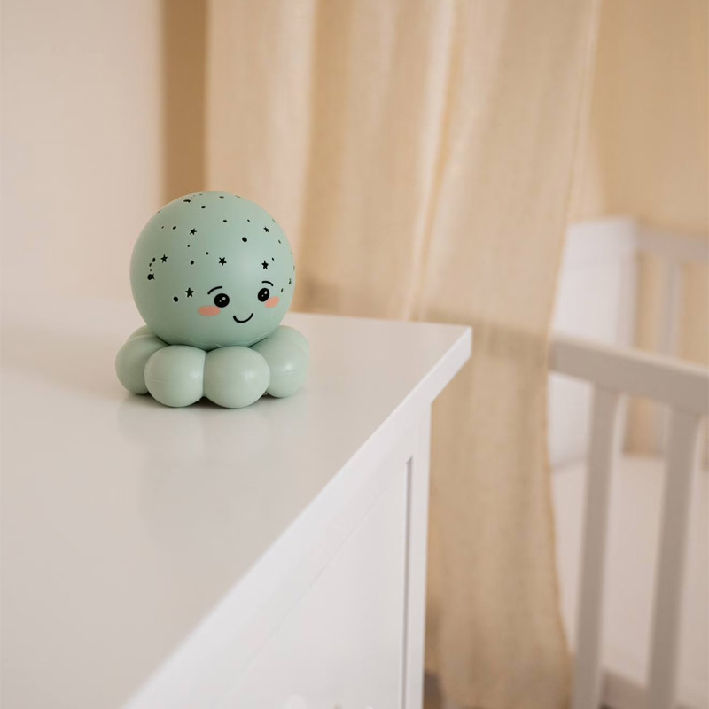 Polvo Lâmpada de projeção Cloud B Verde