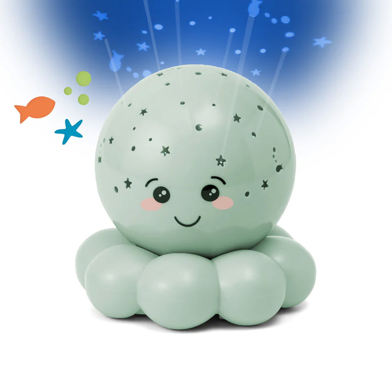 Polvo Lâmpada de projeção Cloud B Verde