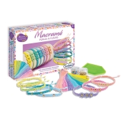 Pulseras Macramé Perlas y Flores