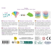 Pulseras Macramé Perlas y Flores