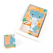 Puzzle 6 Baldes com Bandeja Pure