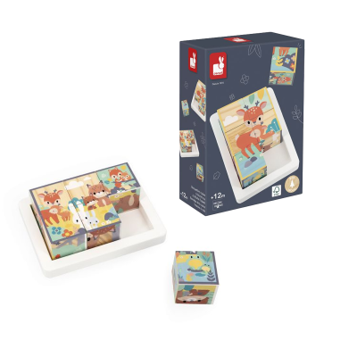 Puzzle 6 Baldes com Bandeja Pure