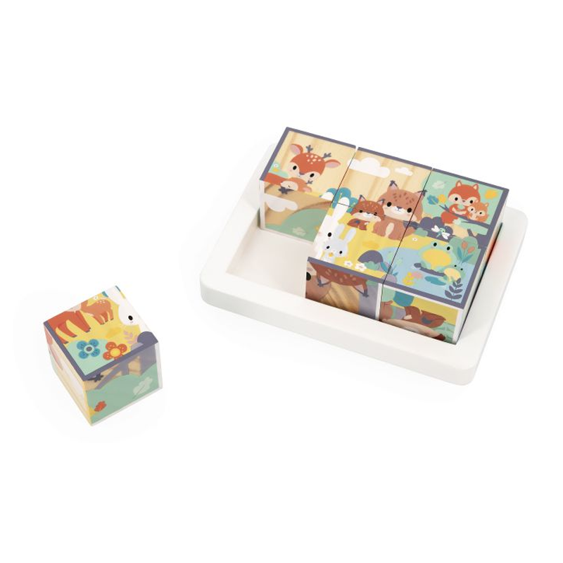 Puzzle 6 Cubos con Bandeja Pure