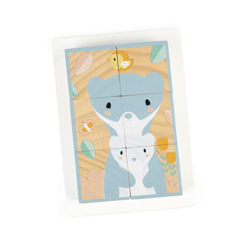 Puzzle 6 Cubos con Bandeja Pure