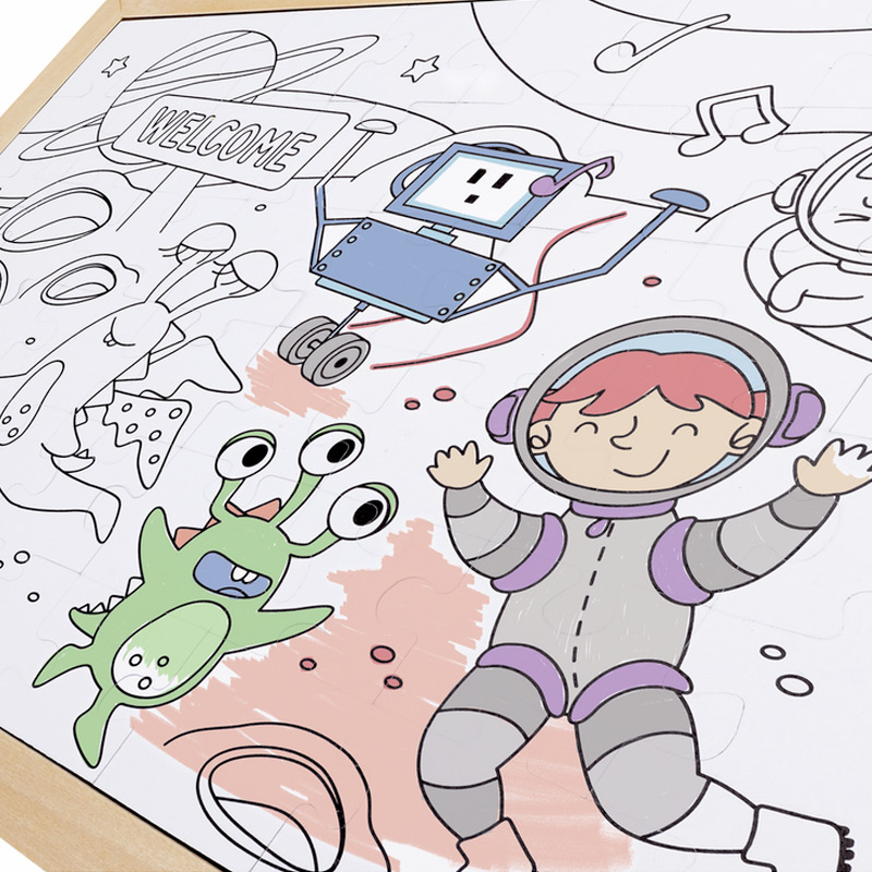 Puzzle Amigos del Espacio 48 piezas