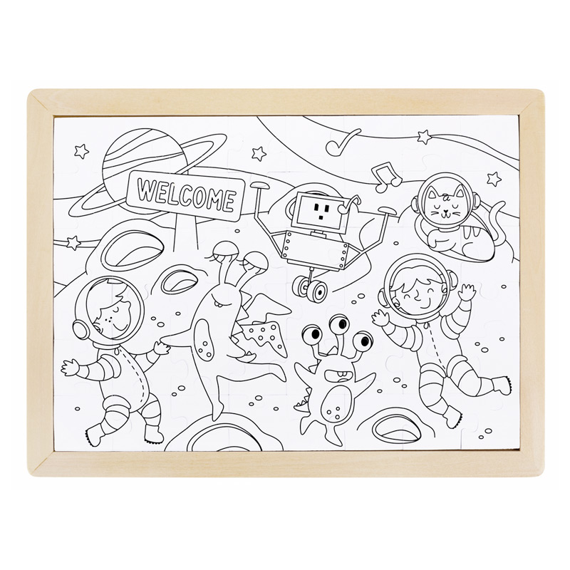 Puzzle Amigos del Espacio 48 piezas