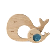 Puzzle de madera sensorial Ballena y Bebé 