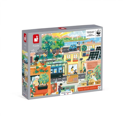 Puzzle Ciudad Verde 100 piezas Colección WWF®