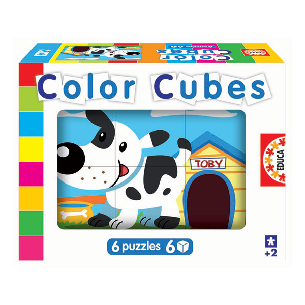 Puzzle Color Cubes: La Granja