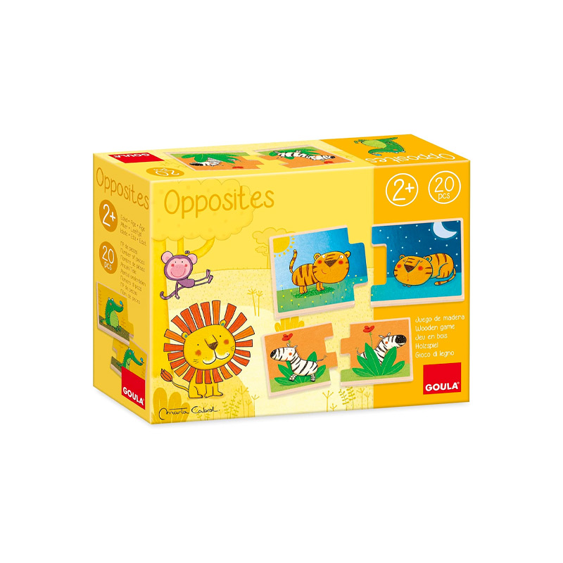 Puzzle Contrarios Selva
