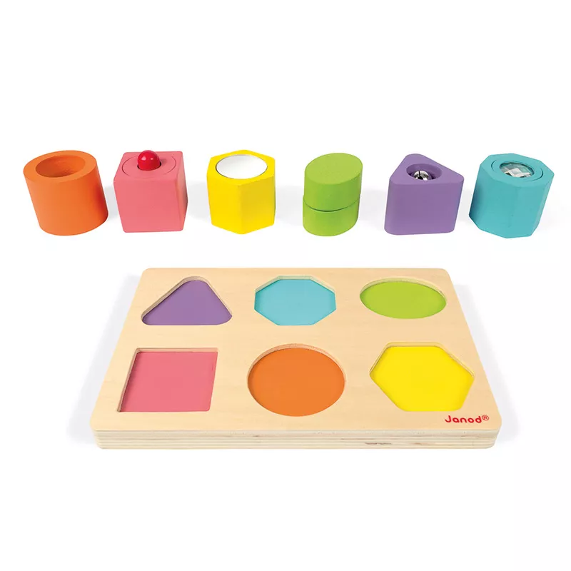 Puzzle de 6 Cubos Sensoriales - Qué juguetes pedir esta Navidad: para niños de 0 a 3 años