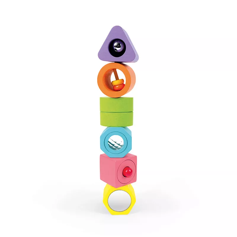 Puzzle de 6 Cubos Sensoriales - Qué juguetes pedir esta Navidad: para niños de 0 a 3 años