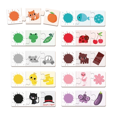 Puzzle de Colores Tricolor Puzzle de Colores Tricolor