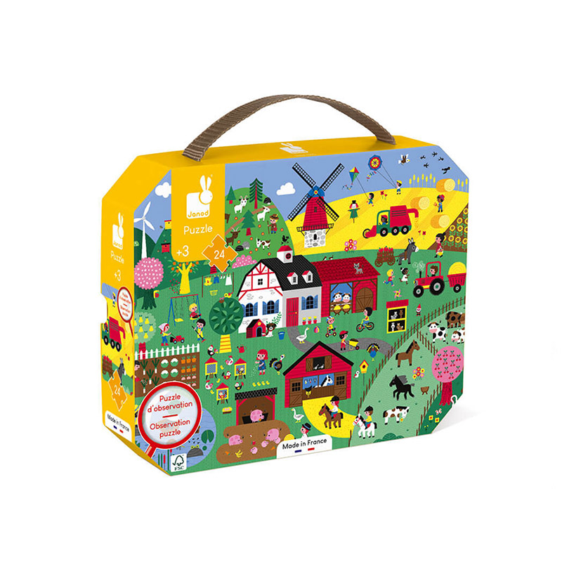 Puzzle de Observación la Granja: 24 piezas