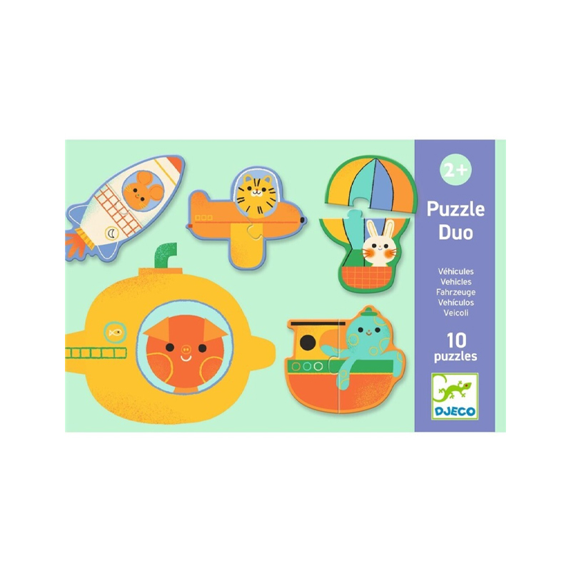 Puzzle Duo Vehículos
