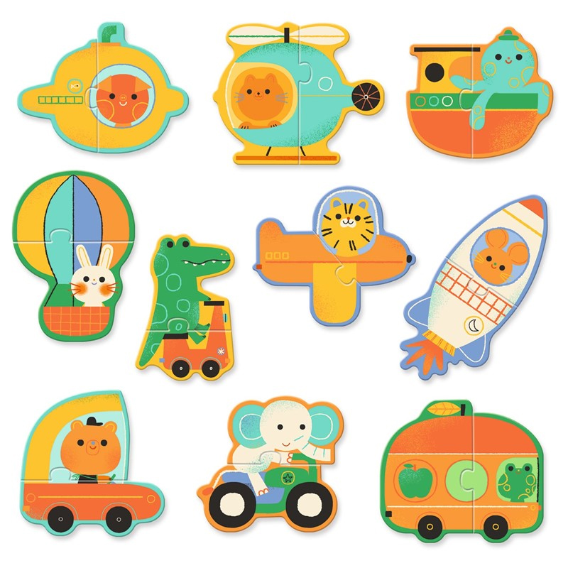 Puzzle Duo Vehículos