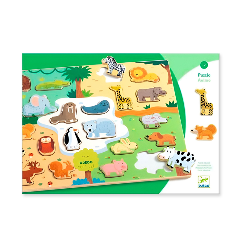 Puzzle encajable Puzzlo Animo