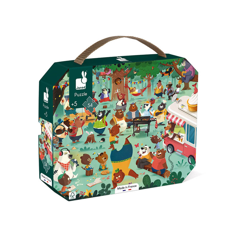 Puzzle Familia de Osos: 54 piezas