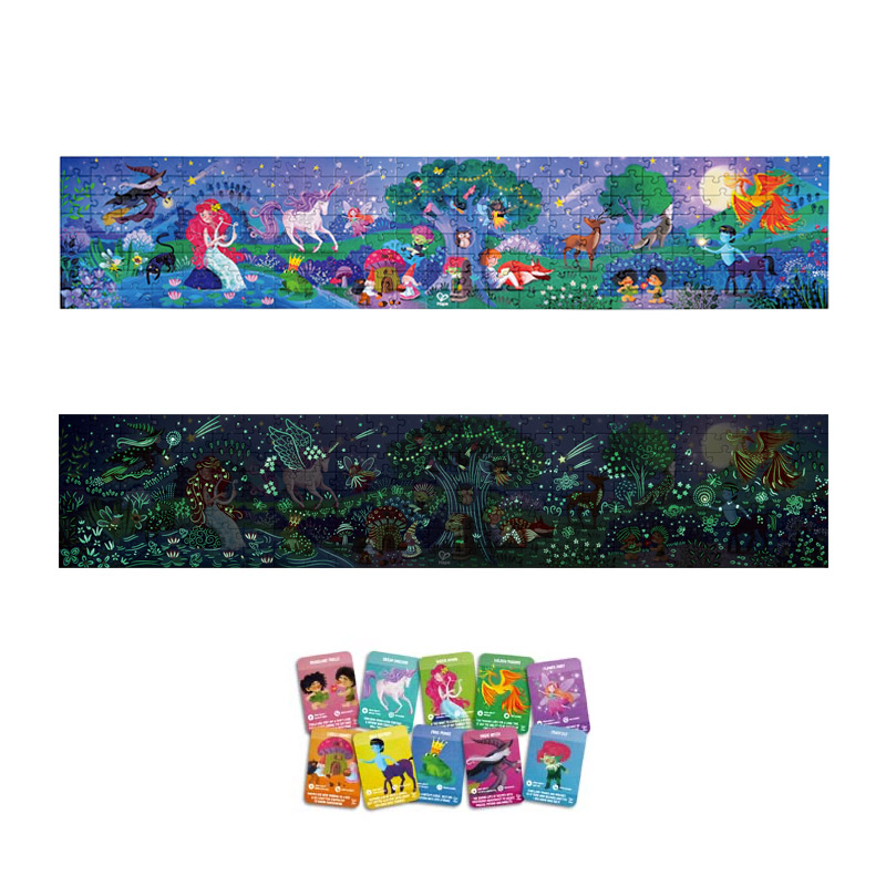 Puzzle Fluorescente Floresta Mágica