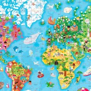 Puzzle Gigante Mapa del Mundo: 300 piezas
