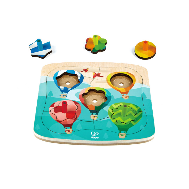Puzzle Globos Peonza