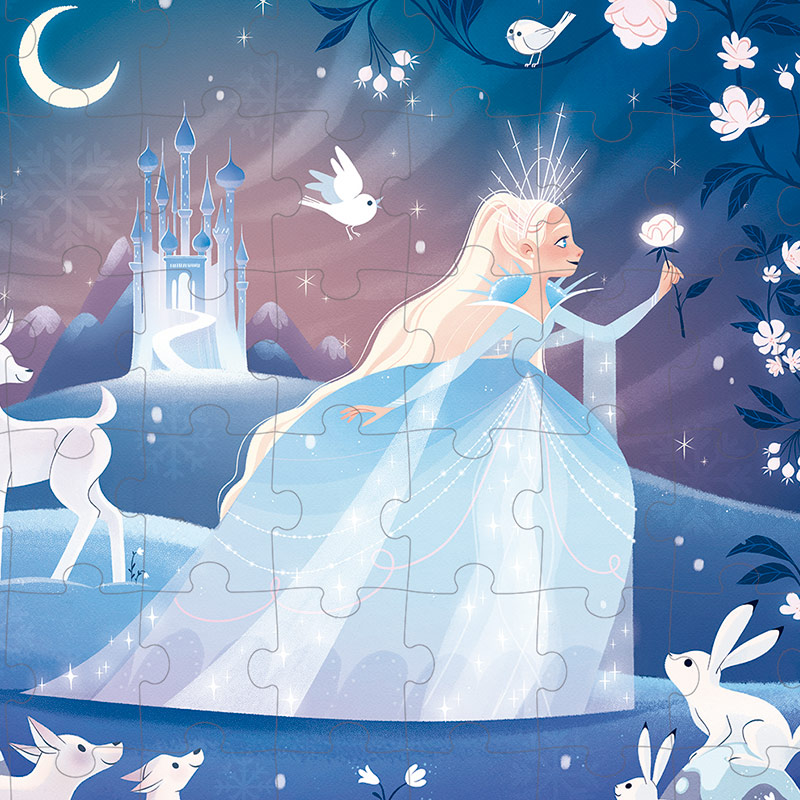 Puzzle la Magia de los Hielos: 54 piezas