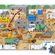 Puzzle las Obras de Construcción: 36 piezas