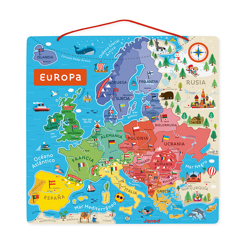 Puzzle Magnético Europa