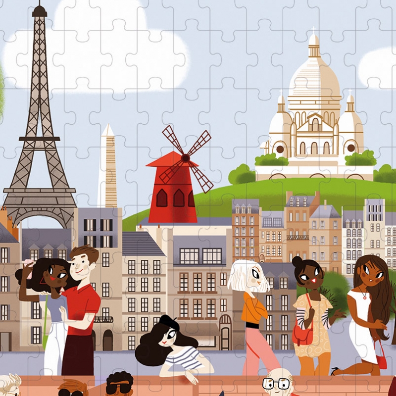 Puzzle Paris 200 pièces - Janod
