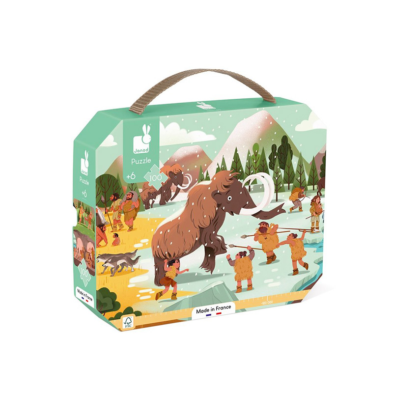 Puzzle Prehistoria 100 piezas
