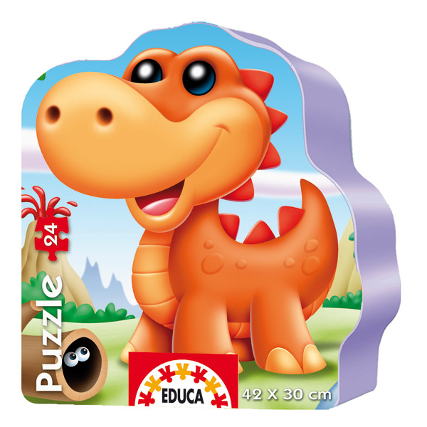 Puzzle Silueta Dinosaurio