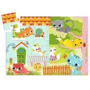 Puzzle Silueta Pachat y sus amigos 24 piezas