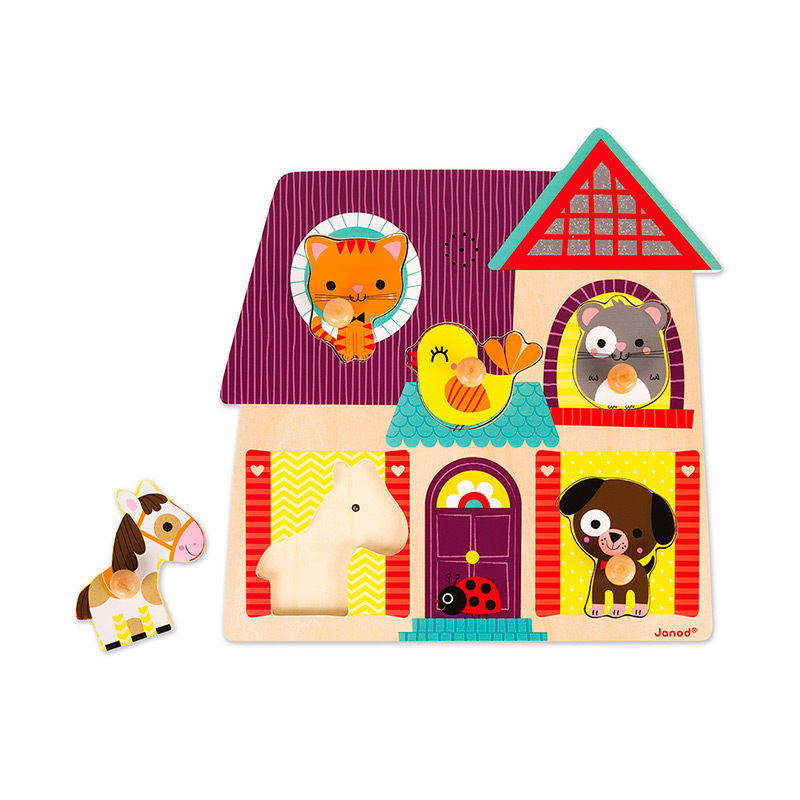 Puzzle Sonoro: Animales Domésticos