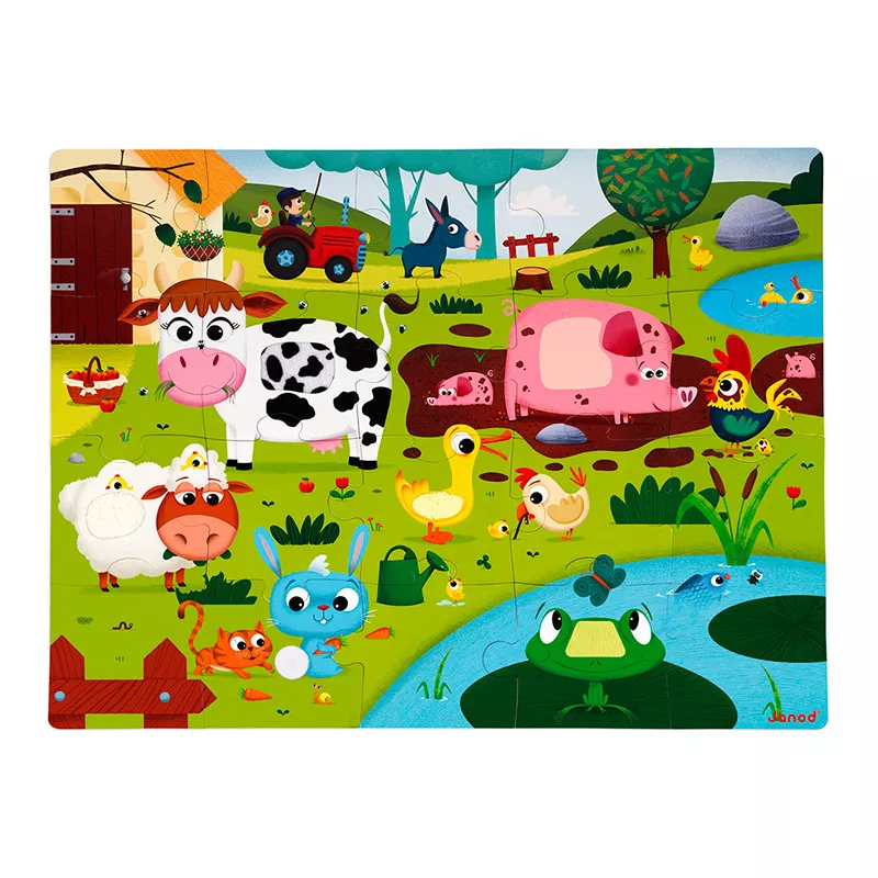 Puzzle táctil Animales de la Granja - Qué juguetes elegir esta Navidad: para niños de 3 a 6 años
