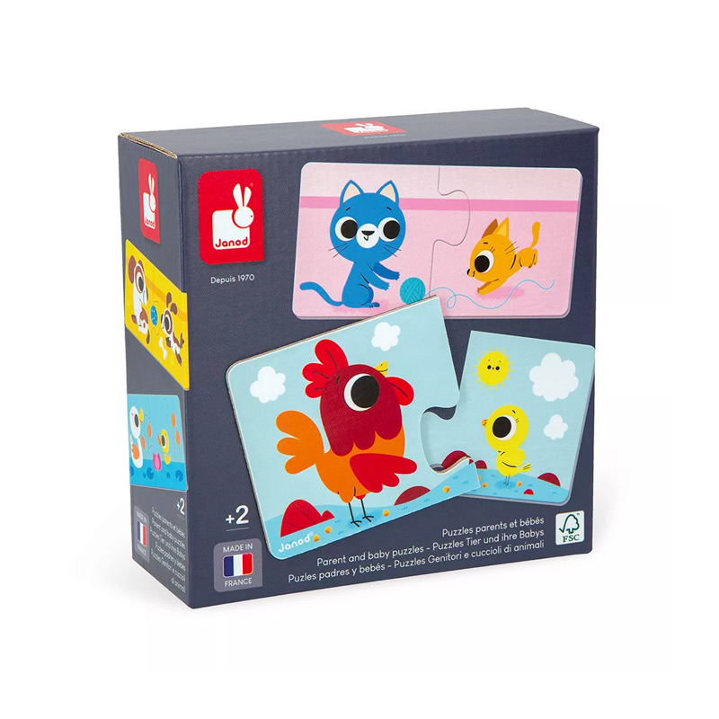 Puzzles Padres y Bebés Animales