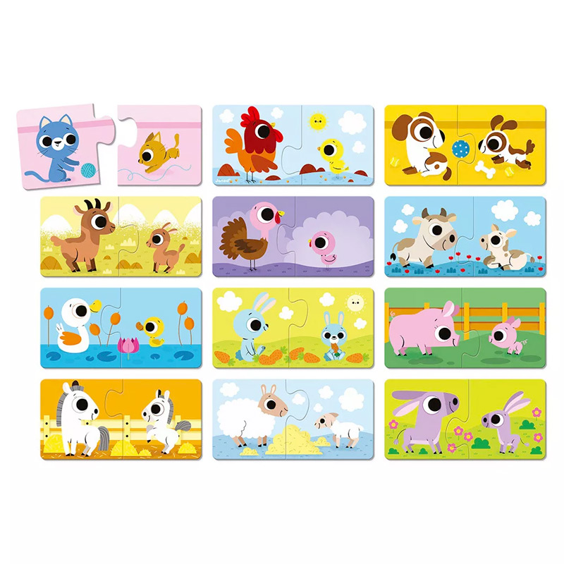 Puzzles Padres y Bebés Animales