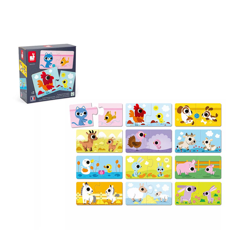 Puzzles Padres y Bebés Animales